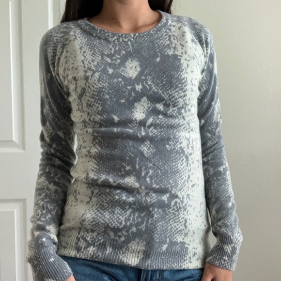 Antonio Melani Cashmere Snake Print Sweater - Picture 3 of 8